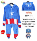 Mameluco de Capitán América para Niño-SL141-1