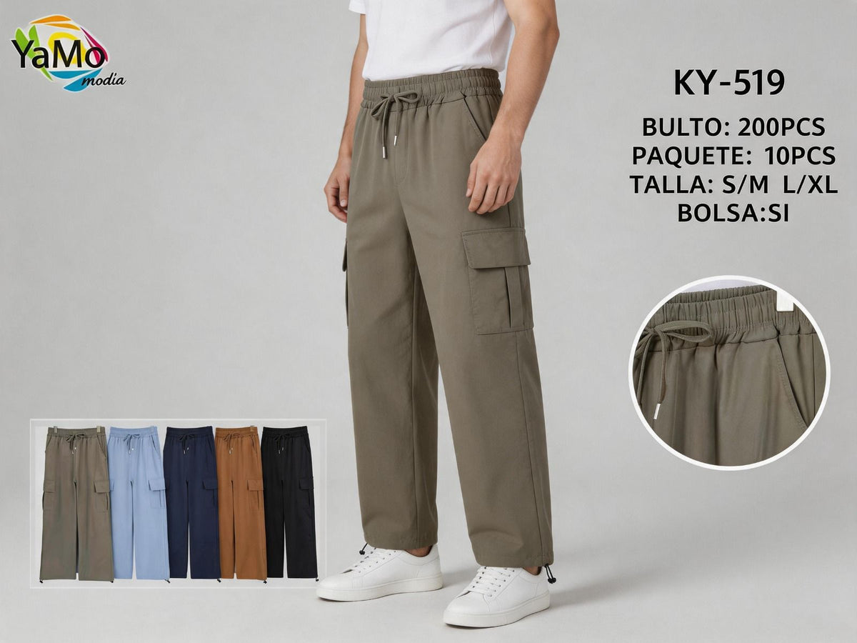 Pantalón Cargo Jogger-KY-519
