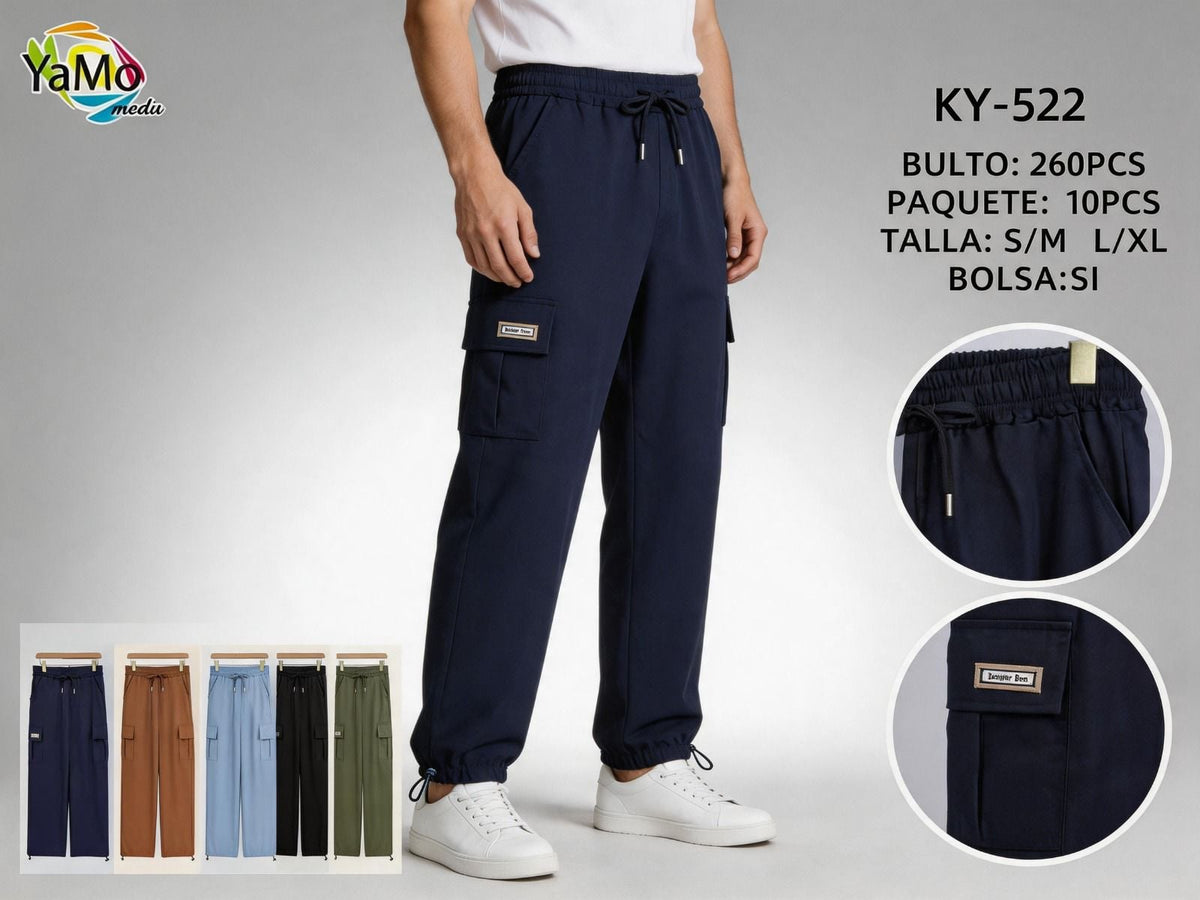 Pantalones deportivos cargo-KY-522