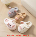 Pantuflas de cerdo de peluche-A-5344