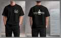 Playera cuello redondo con estampado-2626