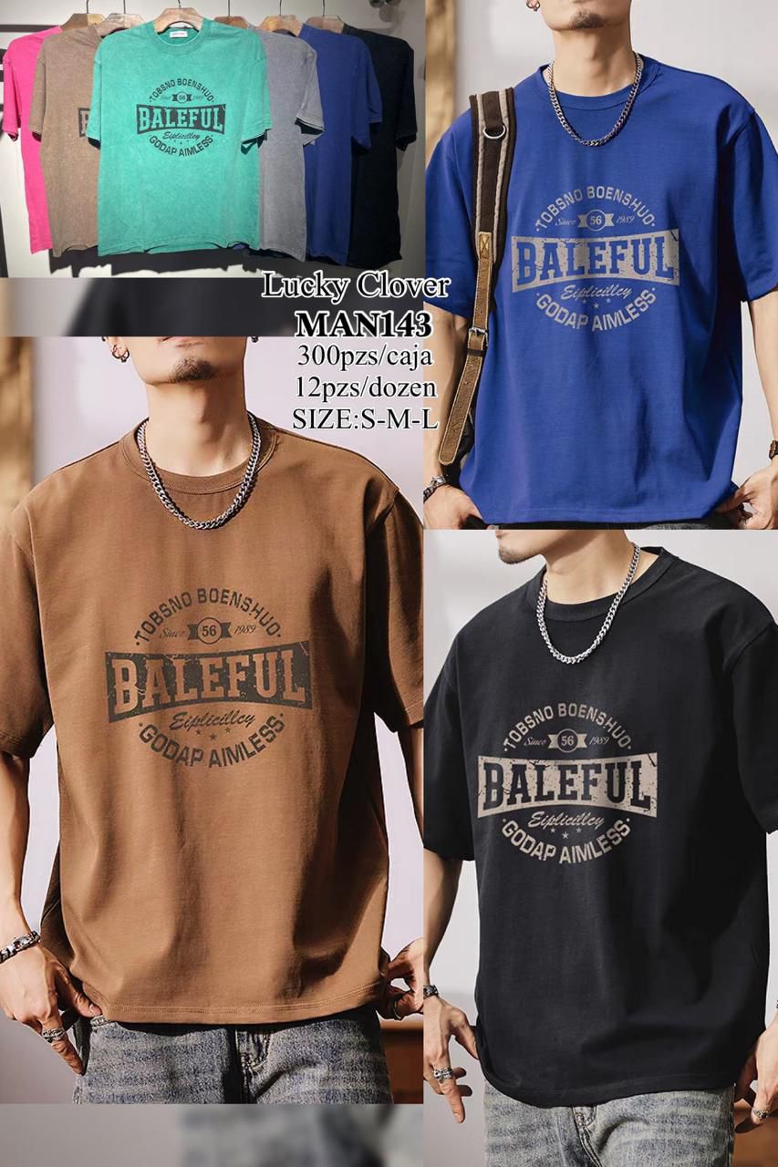 Playera Estampada Baleful-MAN143