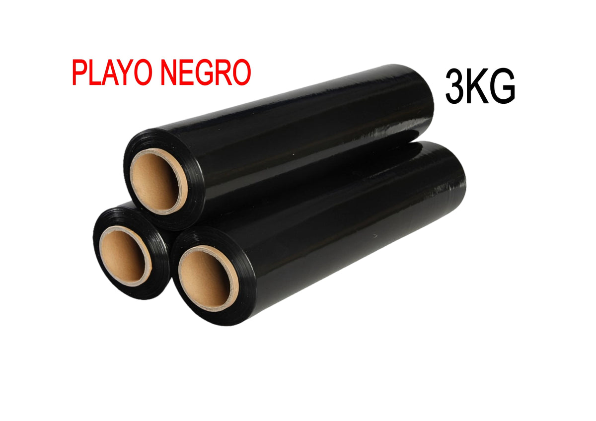 Rollo de playo negro-PLAY48-3N