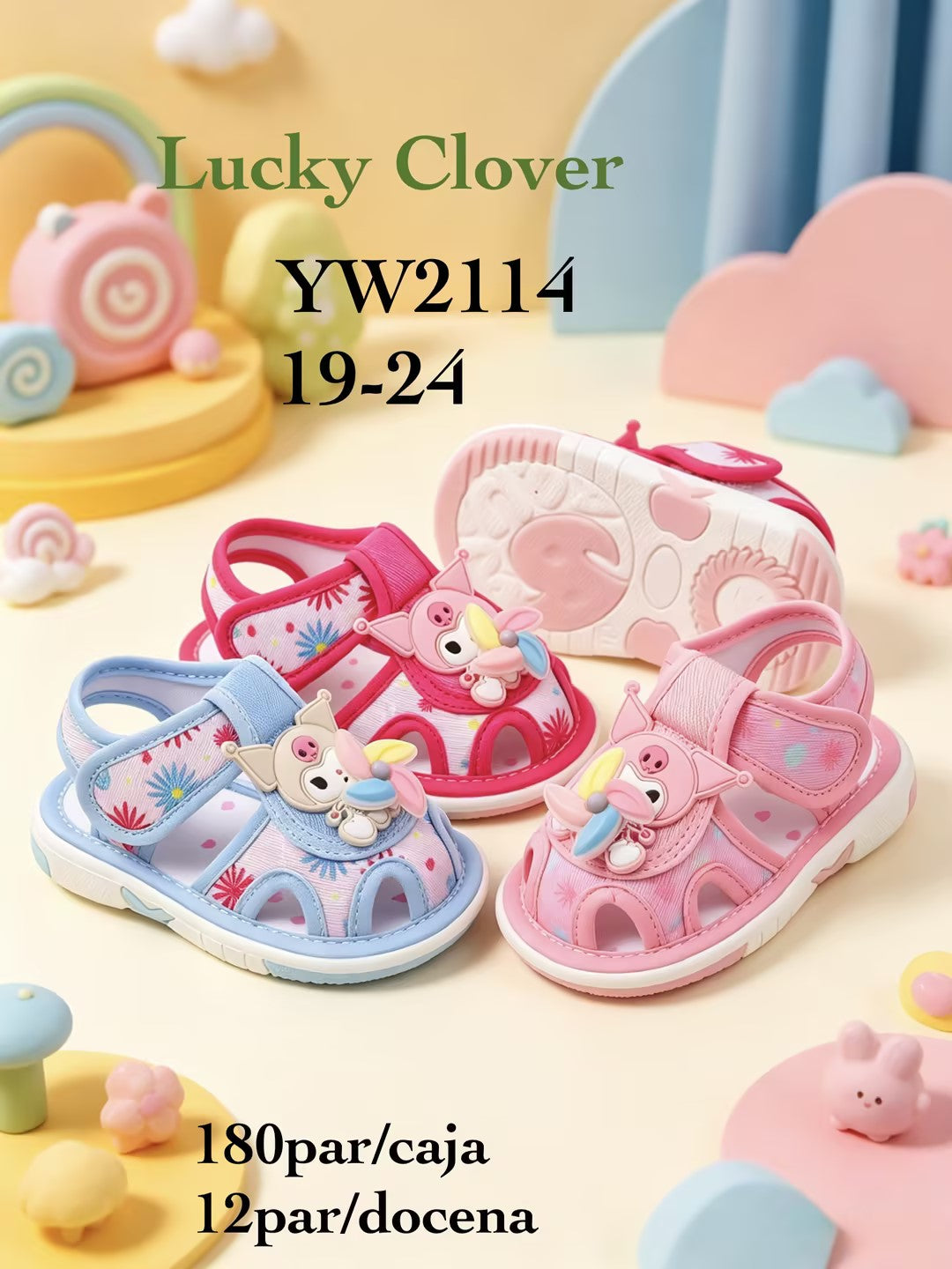 Sandalias de bebé con diseño de animales-YW2114