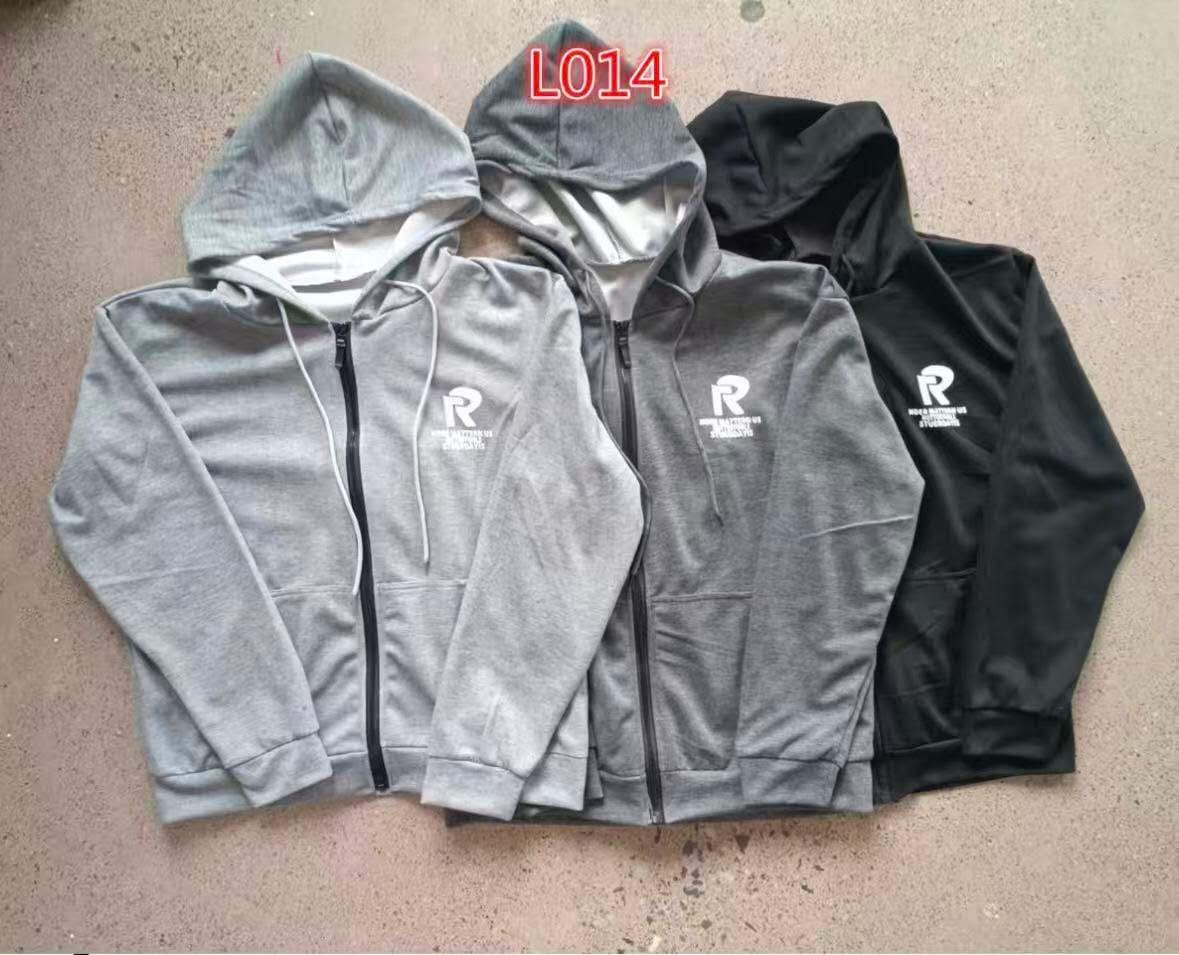 Sudadera con capucha y cremallera-L014