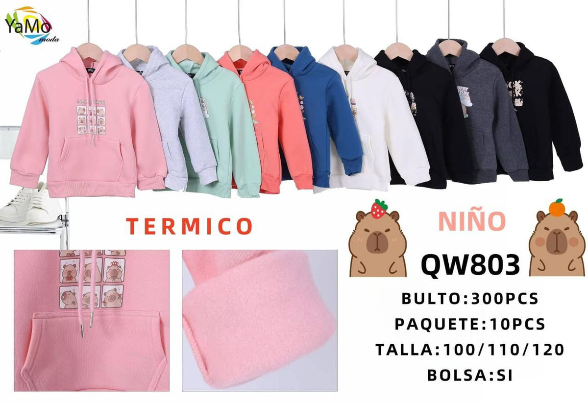 Sudadera Termico Niño-QW803