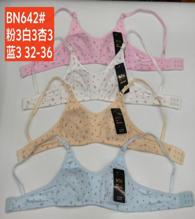 Sujetadores sin varilla para niña con estampado-BN642