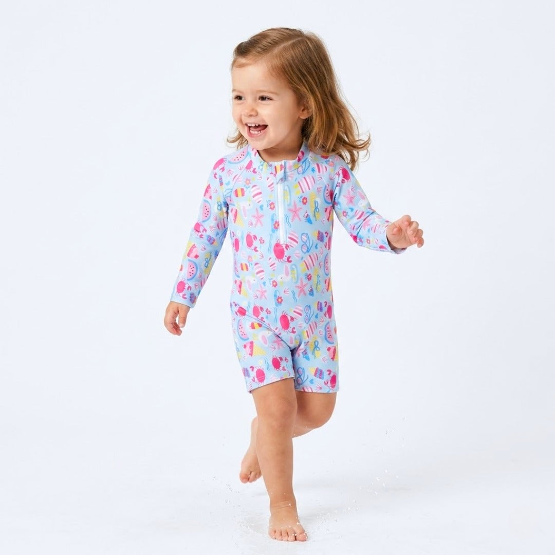 Traje de baño de una pieza para niña-TRAJE-BABY-CRAB