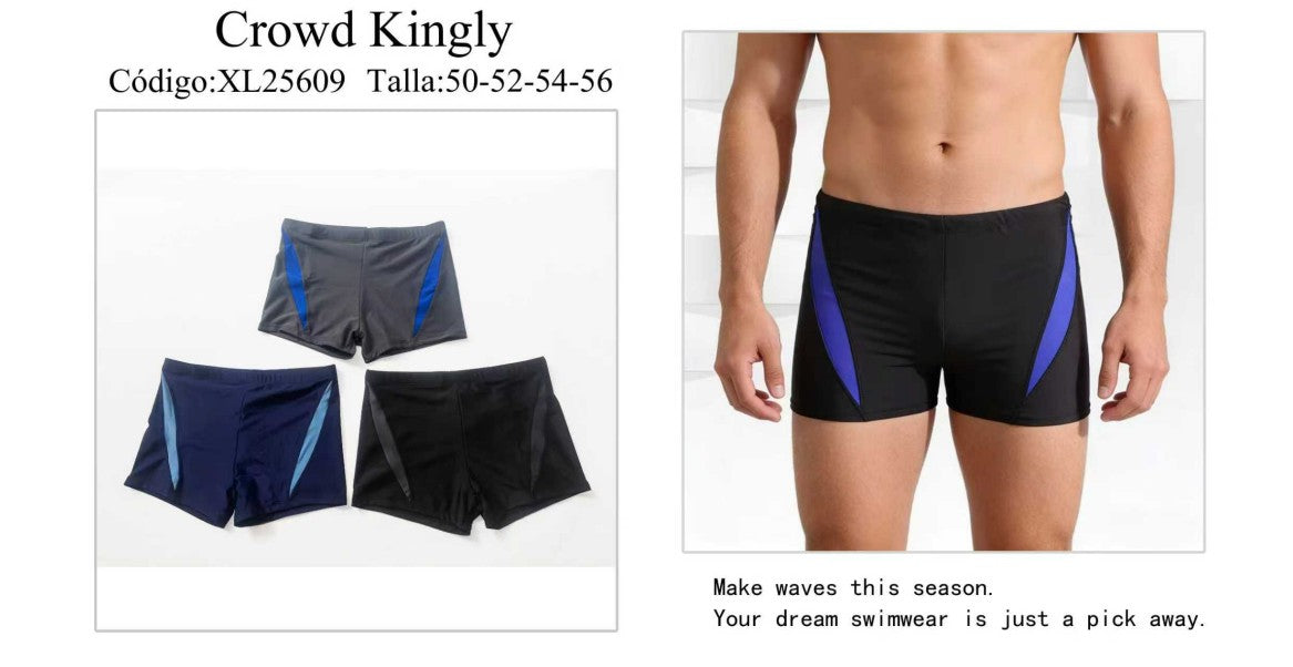 Trajes de baño bermudas de hombre-XL25609