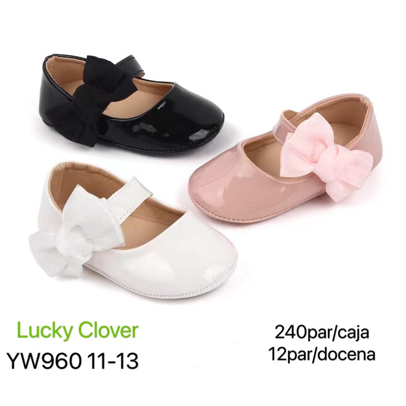 Zapatos de niña con moño-YW960